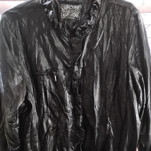 Dollhouse Women's Shiny Black Jacket